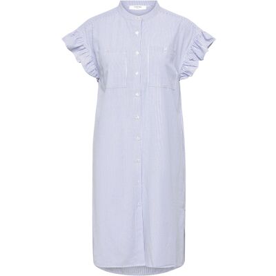 Coster Copenhagen Gwen Striped Shirt Dress 34 BLUE STRIPES 34 Coster Copenhagen Gwen Striped Shirt Dress 34 BLUE STRIPES 34
