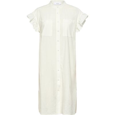 Coster Copenhagen Gwen Solid Shirt Dress 34 WHITE 34 Coster Copenhagen Gwen Solid Shirt Dress 34 WHITE 34