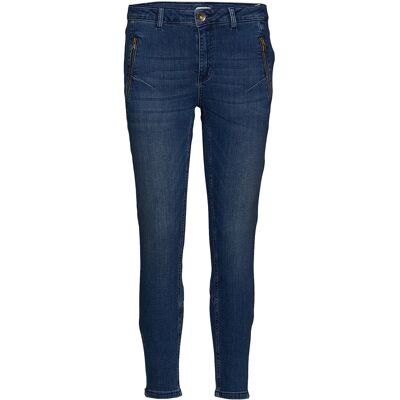 Coster Copenhagen Relaxed Jeans In 7/8 Length 24 INDIGO BLUE 24 Coster Copenhagen Relaxed Jeans In 7/8 Length 24 INDIGO BLUE 24