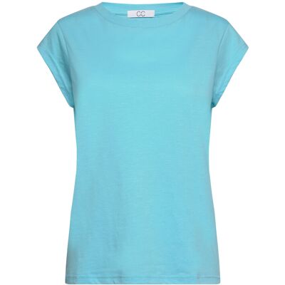 Coster Copenhagen Cc Heart Basic Round-Neck T-Shirt XS AQUA BLUE XS Coster Copenhagen Cc Heart Basic Round-Neck T-Shirt XS AQUA BLUE XS