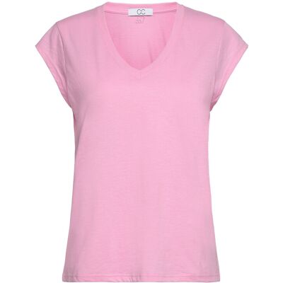Coster Copenhagen Cc Heart Basic V-Neck T-Shirt S BABY PINK S Coster Copenhagen Cc Heart Basic V-Neck T-Shirt S BABY PINK S