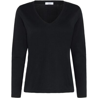 Coster Copenhagen Cc Heart Long-Sleeve V-Neck T-Shirt XS BLACK XS Coster Copenhagen Cc Heart Long-Sleeve V-Neck T-Shirt XS BLACK XS