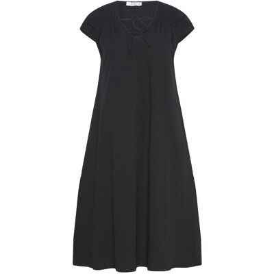 Coster Copenhagen Cc Heart Aliza Dress With Gathering 34 BLACK 34 Coster Copenhagen Cc Heart Aliza Dress With Gathering 34 BLACK 34