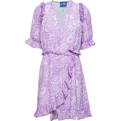 crās Haleycras Wrap Dress 34 PURPLE SKIN 34 crās Haleycras Wrap Dress 34 PURPLE SKIN 34