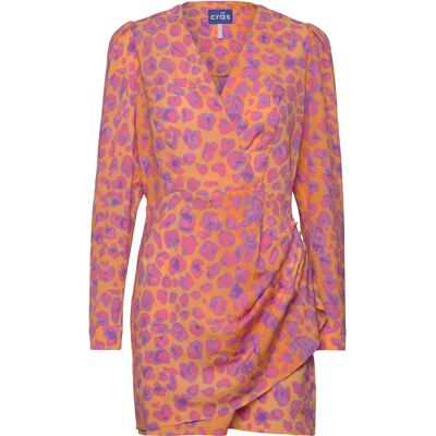 crās Yvonnecras Dress 34 LEO ORANGE 34 crās Yvonnecras Dress 34 LEO ORANGE 34