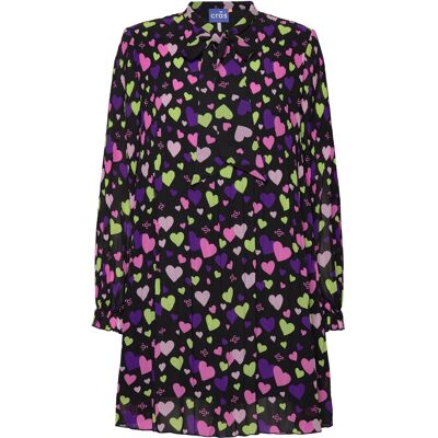 crās Breencras Dress 34 MULTI LOGO HEARTS 34 crās Breencras Dress 34 MULTI LOGO HEARTS 34