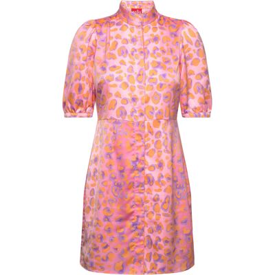 crās Linneacras Dress 34 PASTEL LEO 34 crās Linneacras Dress 34 PASTEL LEO 34