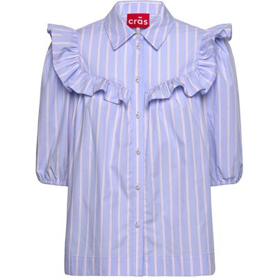 crās Ellencras Shirt 34 BLUE PINK STRIPE 34 crās Ellencras Shirt 34 BLUE PINK STRIPE 34