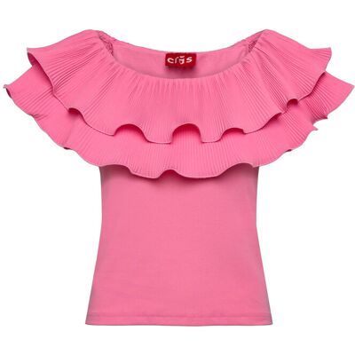 crās Flouncecras Top 40 PINK CARNATION 40 crās Flouncecras Top 40 PINK CARNATION 40