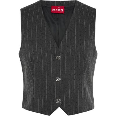 crās Lilimycras Waistcoat 34 9005 RHINESTONE GREY 34 crās Lilimycras Waistcoat 34 9005 RHINESTONE GREY 34