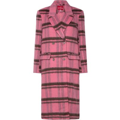 crās Sloanecras Coat 36 8114 PINK CHECK 36 crās Sloanecras Coat 36 8114 PINK CHECK 36