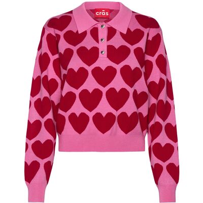 crās Lovemycras Pullover 42 4016 PINK HEARTS 42 crās Lovemycras Pullover 42 4016 PINK HEARTS 42