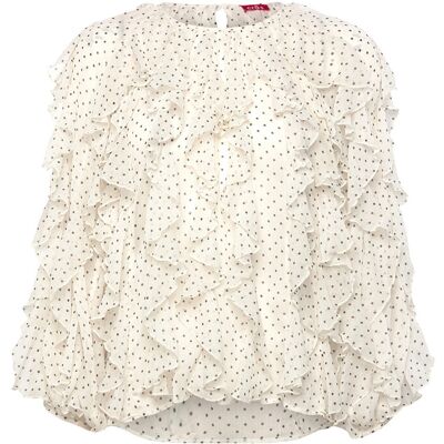 crās Ryacras Blouse 42 IVORY MINI DOT 42 crās Ryacras Blouse 42 IVORY MINI DOT 42