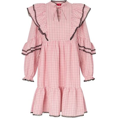 crās Aspacras Dress 42 8114 PINK CHECK 42 crās Aspacras Dress 42 8114 PINK CHECK 42