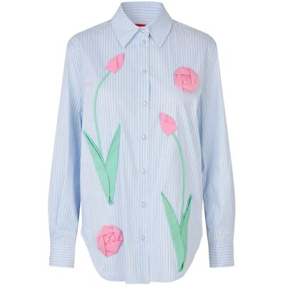 crās Sisselcras Shirt 38 7021 BLUE STRIPE 38 crās Sisselcras Shirt 38 7021 BLUE STRIPE 38