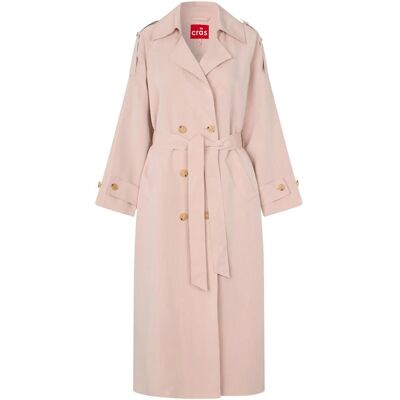 crās Spriicras Trench Coat 34 ORCHID PINK 34 crās Spriicras Trench Coat 34 ORCHID PINK 34