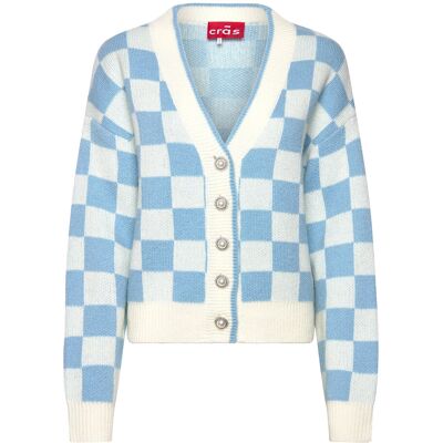 crās Rosittacras Cardigan 38 AIR BLUE CHECK 38 crās Rosittacras Cardigan 38 AIR BLUE CHECK 38