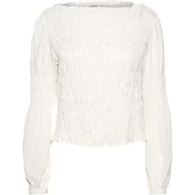 Cream Crhenva Blouse 38 SNOW WHITE 38 Cream Crhenva Blouse 38 SNOW WHITE 38