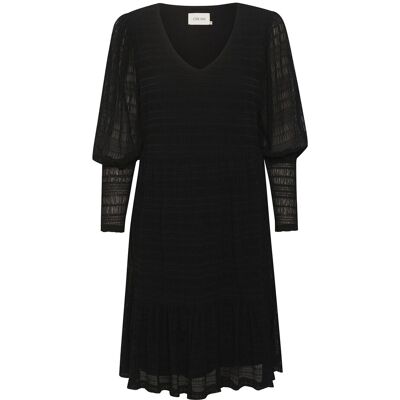 Cream Crbubble Dress - Kim Fit XS PITCH BLACK XS Cream Crbubble Dress - Kim Fit XS PITCH BLACK XS