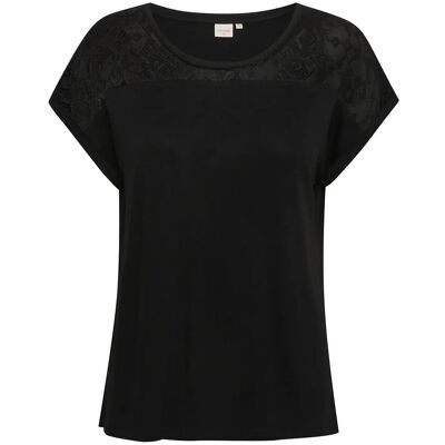Cream Crtrulla Jersey T-Shirt S PITCH BLACK S Cream Crtrulla Jersey T-Shirt S PITCH BLACK S