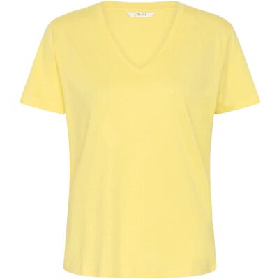 Cream Crnaia Deep V-Neck T-Shirt XXL LEMON MERINGUE XXL Cream Crnaia Deep V-Neck T-Shirt XXL LEMON MERINGUE XXL