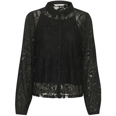 Cream Crkanni Lace Shirt 38 PITCH BLACK 38 Cream Crkanni Lace Shirt 38 PITCH BLACK 38