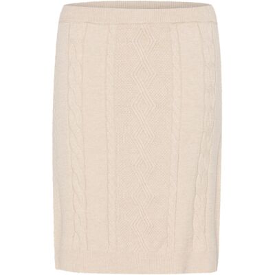 Cream Crdela Short Knit Skirt M OAT MELANGE M Cream Crdela Short Knit Skirt M OAT MELANGE M