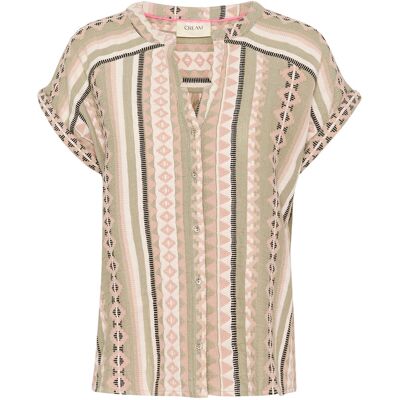 Cream Crsola Blouse 34 TEA JAQUARD 34 Cream Crsola Blouse 34 TEA JAQUARD 34