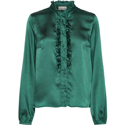 Cream Crloretti Frill Shirt 40 POSY GREEN 40 Cream Crloretti Frill Shirt 40 POSY GREEN 40