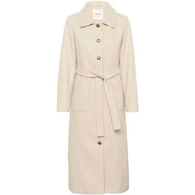 Cream Crclara Long Coat 46 ANCIENT SCROLL 46 Cream Crclara Long Coat 46 ANCIENT SCROLL 46