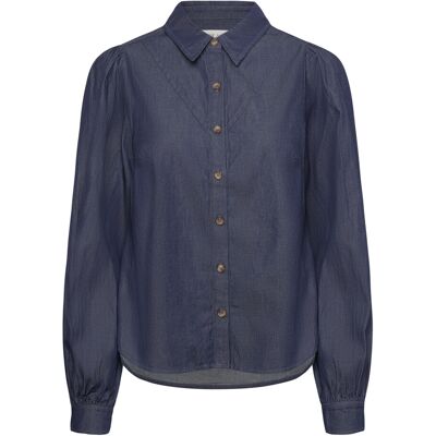 Cream Crtallie Shirt 38 TAOS DARK BLUE DENIM 38 Cream Crtallie Shirt 38 TAOS DARK BLUE DENIM 38