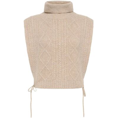 Cream Crfrina Knit Slipover M/L COBBLESTONE MELANGE M/L Cream Crfrina Knit Slipover M/L COBBLESTONE MELANGE M/L