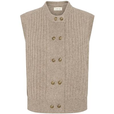 Cream Creroka Knit Slipover XL/XXL COBBLESTONE MELANGE XL/XXL Cream Creroka Knit Slipover XL/XXL COBBLESTONE MELANGE XL/XXL