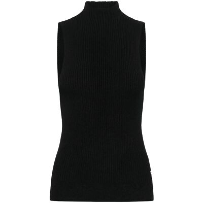 Cream Crdela Knit Sleeveless Turtleneck XXL PITCH BLACK XXL Cream Crdela Knit Sleeveless Turtleneck XXL PITCH BLACK XXL