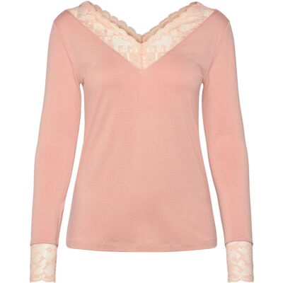 Cream Crtrulla Ls Lace T-Shirt S ROSE DUST S Cream Crtrulla Ls Lace T-Shirt S ROSE DUST S