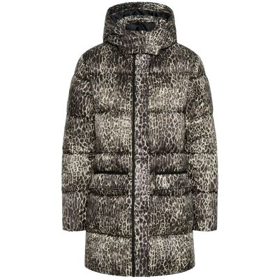 Cream Crgaiagro Midi Printed Jacket 44 LICORICE LEOPARD 44 Cream Crgaiagro Midi Printed Jacket 44 LICORICE LEOPARD 44