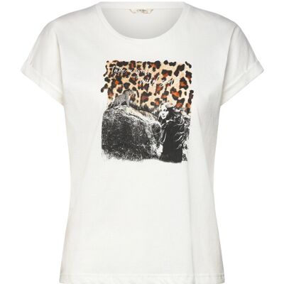 Cream Crmias T-Shirt S WILD SIDE LEOPARD S Cream Crmias T-Shirt S WILD SIDE LEOPARD S