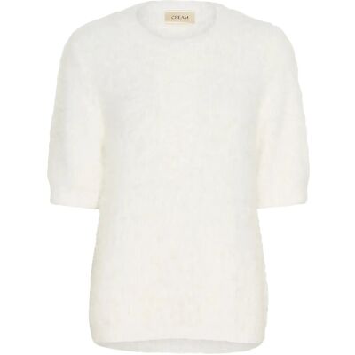 Cream Crlini Knit Pullover S SNOW WHITE S Cream Crlini Knit Pullover S SNOW WHITE S