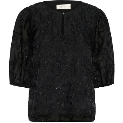 Cream Cringa Blouse 38 PITCH BLACK 38 Cream Cringa Blouse 38 PITCH BLACK 38