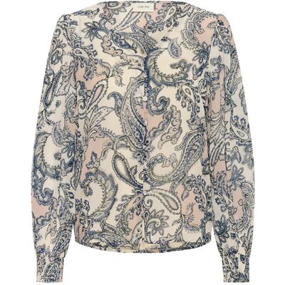 Cream Crbea Blouse 34 CAFE PAISLEY PRINT 34 Cream Crbea Blouse 34 CAFE PAISLEY PRINT 34