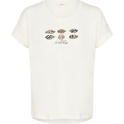 Cream Crlumilla T-Shirt XL ANIMAL LIPS XL Cream Crlumilla T-Shirt XL ANIMAL LIPS XL