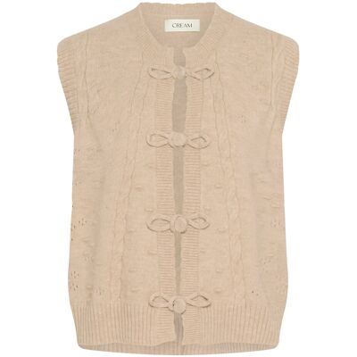 Cream Crsamira Vest M/L OAT MELANGE M/L Cream Crsamira Vest M/L OAT MELANGE M/L