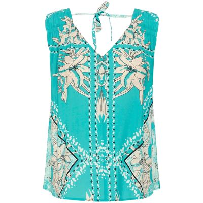 Cream Crtiah Top 34 CERAMIC SCARF PRINT 34 Cream Crtiah Top 34 CERAMIC SCARF PRINT 34