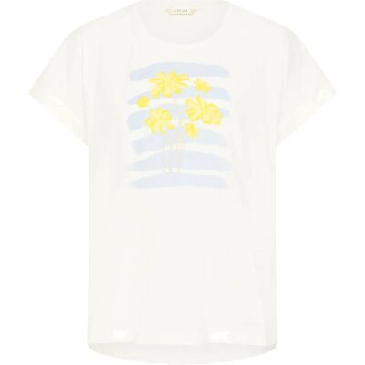 Cream Cralma T-Shirt XS LEMON MERRINGUE FLOWERS XS Cream Cralma T-Shirt XS LEMON MERRINGUE FLOWERS XS