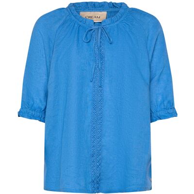 Cream Crbellis Lace Blouse S/M PALACE BLUE S/M Cream Crbellis Lace Blouse S/M PALACE BLUE S/M