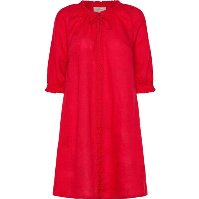 Cream Crbellis Lace Dress Short XS HIGH RISK RED XS Cream Crbellis Lace Dress Short XS HIGH RISK RED XS
