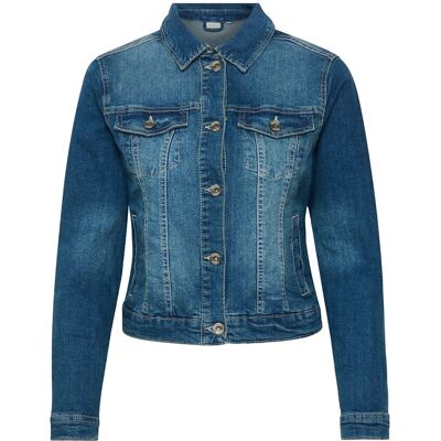 Cream Lisa Denim Jacket 46 RICH BLUE DENIM 46 Cream Lisa Denim Jacket 46 RICH BLUE DENIM 46