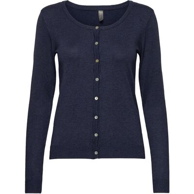Culture Cuannemarie Cardigan XS BLUE IRIS MELANGE - B8989 XS Culture Cuannemarie Cardigan XS BLUE IRIS MELANGE - B8989 XS