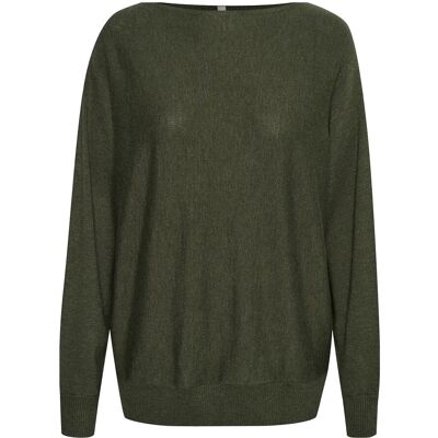 Culture Cuannemarie Batwing Jumper S OLIVE NIGHT MELANGE S Culture Cuannemarie Batwing Jumper S OLIVE NIGHT MELANGE S