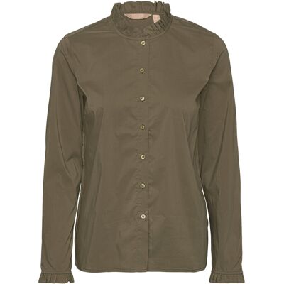 Culture Cuantoinett Button Shirt XS OLIVE NIGHT XS Culture Cuantoinett Button Shirt XS OLIVE NIGHT XS